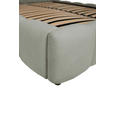 POLSTERBETT Lattenrost, Bettkasten Hellgrau 180/200 cm  - Hellgrau/Schwarz, KONVENTIONELL, Holz/Kunststoff (180/200cm) - Carryhome
