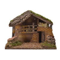 WEIHNACHTSKRIPPE - Naturfarben, LIFESTYLE, Holzwerkstoff (30,00/17,00/21,00cm)