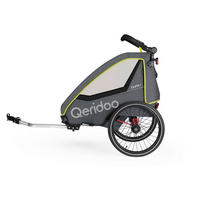 FAHRRADANHÄNGER   Qupa 1  - Limette, Basics, Kunststoff/Metall (112/67/106cm)