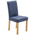 STUHL  in Webstoff Textil  - Blau/Buchefarben, KONVENTIONELL, Holz/Textil (44/92/57cm) - Carryhome