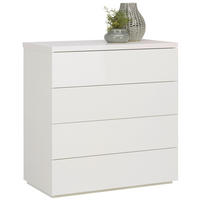 Comodă 85/88/44 cm  - alb, Konventionell, material pe bază de lemn (85/88/44cm) - Xora