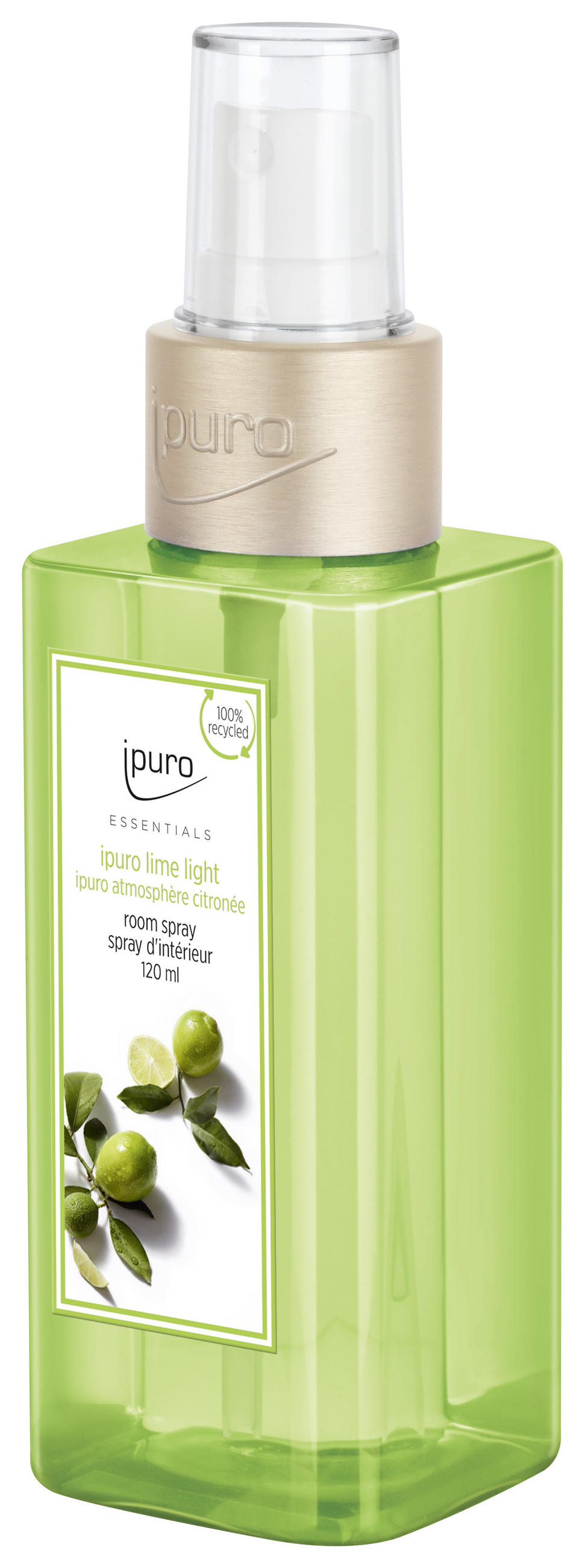 SPREJ ZA OSVJEŽAVANJE PROSTOR 120 ml  120 ml  - zelena, Basics, plastika (120ml) - Ipuro