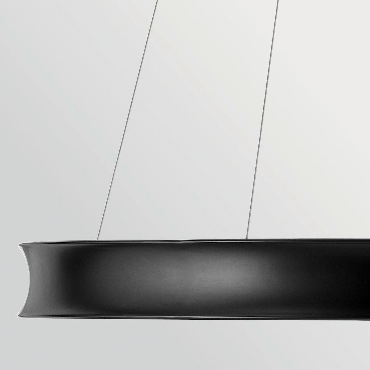 LED-HÄNGELEUCHTE Kichler 95/100,3 cm  - Champagner/Schwarz, Design, Metall (95/100,3cm) - Elstead Lighting