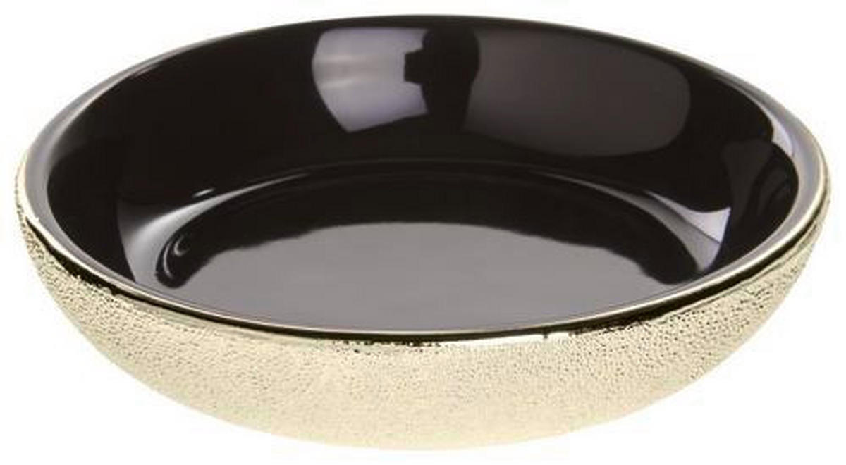 SEIFENSCHALE - Goldfarben, Basics, Keramik (10,8/2,3/10,8cm) - Sadena