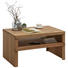 COUCHTISCH FRONT EICHE MASSIV Eiche furniert rechteckig Eichefarben - Eichefarben, KONVENTIONELL, Holz (90/59,2/50cm) - Cantus