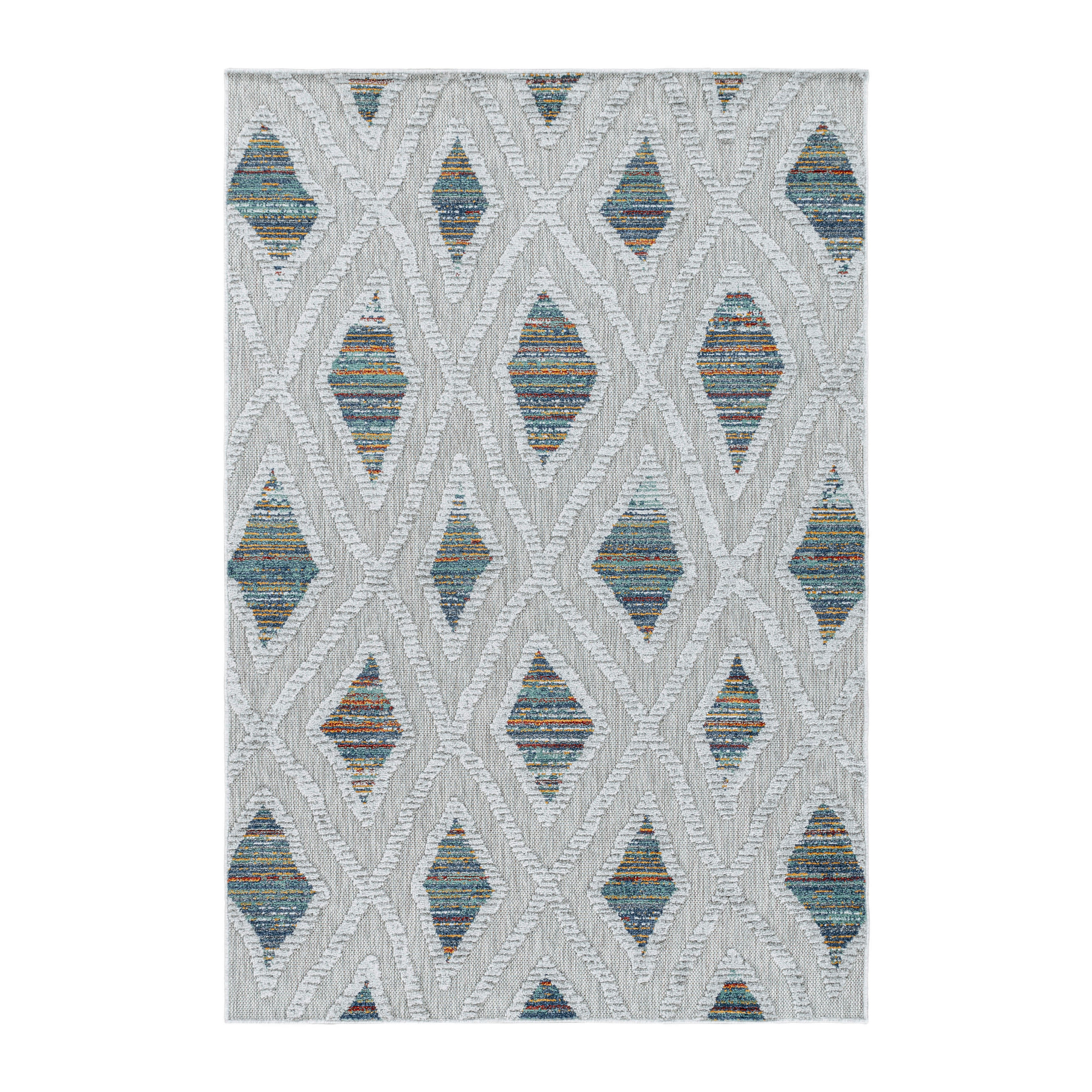 FLACHWEBETEPPICH 240/340 cm Bahama Multicolor  - Multicolor, Design, Textil (240/340cm) - Novel