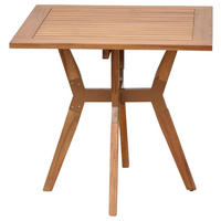 BALKONTISCH Holz Naturfarben  - Naturfarben, MODERN, Holz (70/70/65cm) - Gardenson