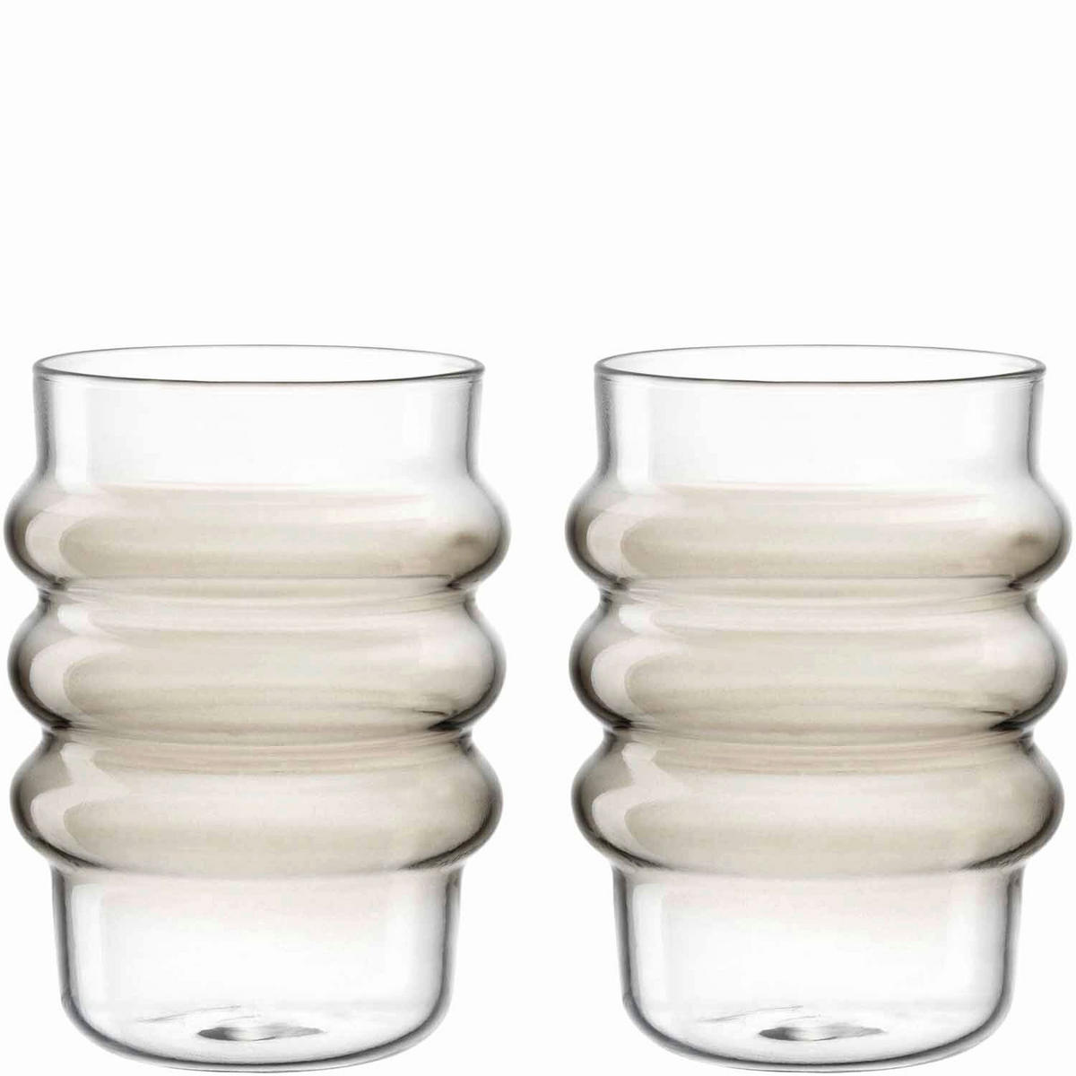 SKLENIČKA - šedohnědá, Design, sklo (8,5/11/8,5cm) - Leonardo