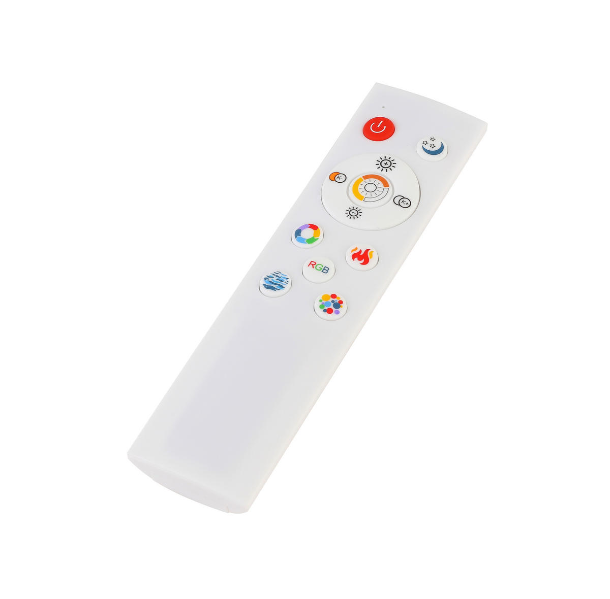 Plafonieră Cu Led    45/45/7,5 cm  - alb/negru, Lifestyle, plastic/metal (45/45/7,5cm) - Novel