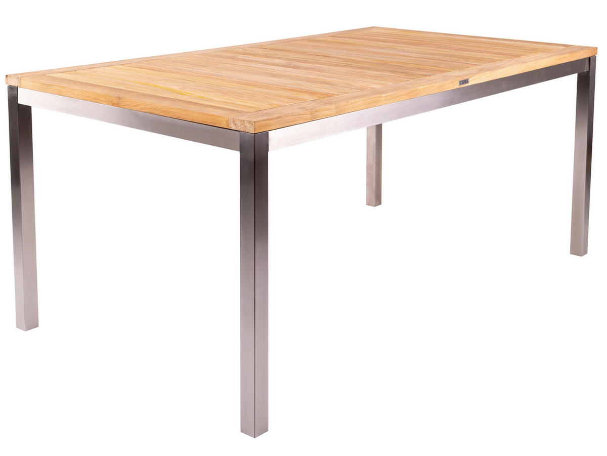 GARTENTISCHGESTELL 160/90/74 cm Metall  - Silberfarben, Design, Metall (160/90/74cm) - Zebra 