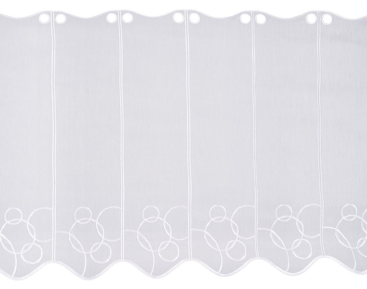 ZÁCLONA, priehľadné, 60 cm - biela, Konventionell, textil (60cm) - Esposa