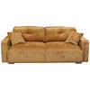 SCHLAFSOFA Chenille Goldfarben  - Goldfarben/Schwarz, KONVENTIONELL, Kunststoff/Textil (235/88/120cm) - MID.YOU