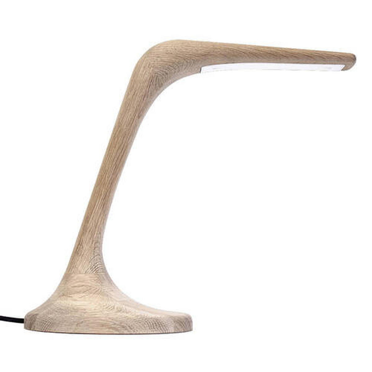 LED-SCHREIBTISCHLEUCHTE   - Eichefarben, Natur, Holz (35cm)