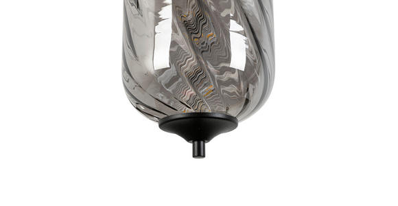 LED-HÄNGELEUCHTE 42/120 cm - Chromfarben, Design, Glas/Metall (42/120cm) - Novel