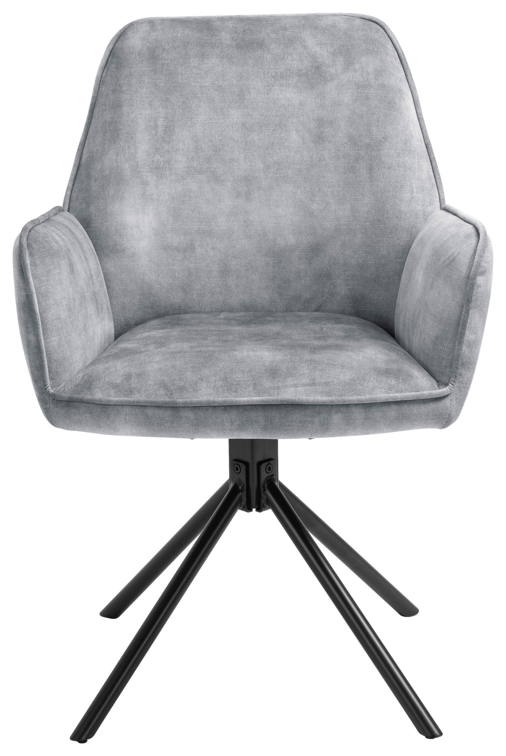 STOLIČKA, 62/89/61 cm - tmavosivá, Basics, kov/textil (62/89/61cm) - Cantus