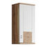 HÄNGESCHRANK 38/77/23 cm - Eichefarben/Silberfarben, Design, Holzwerkstoff/Kunststoff (38/77/23cm) - Xora HÄNGESCHRANK 38/77/23 cm - Eichefarben/Silberfarben, Design, Holzwerkstoff/Kunststoff (38/77/23cm) - Xora