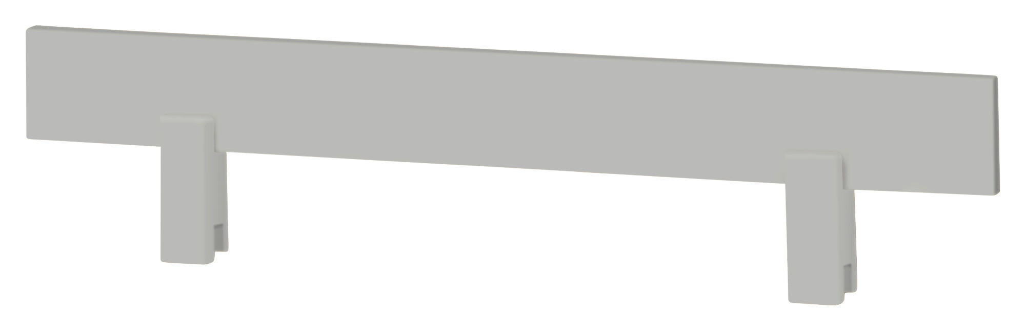 BETTSCHUTZGITTER  - Grau, MODERN, Holz (100/22,5/4cm) - MID.YOU