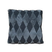 PRYDNADSKUDDE    - blå, Design, textil (43/43cm)