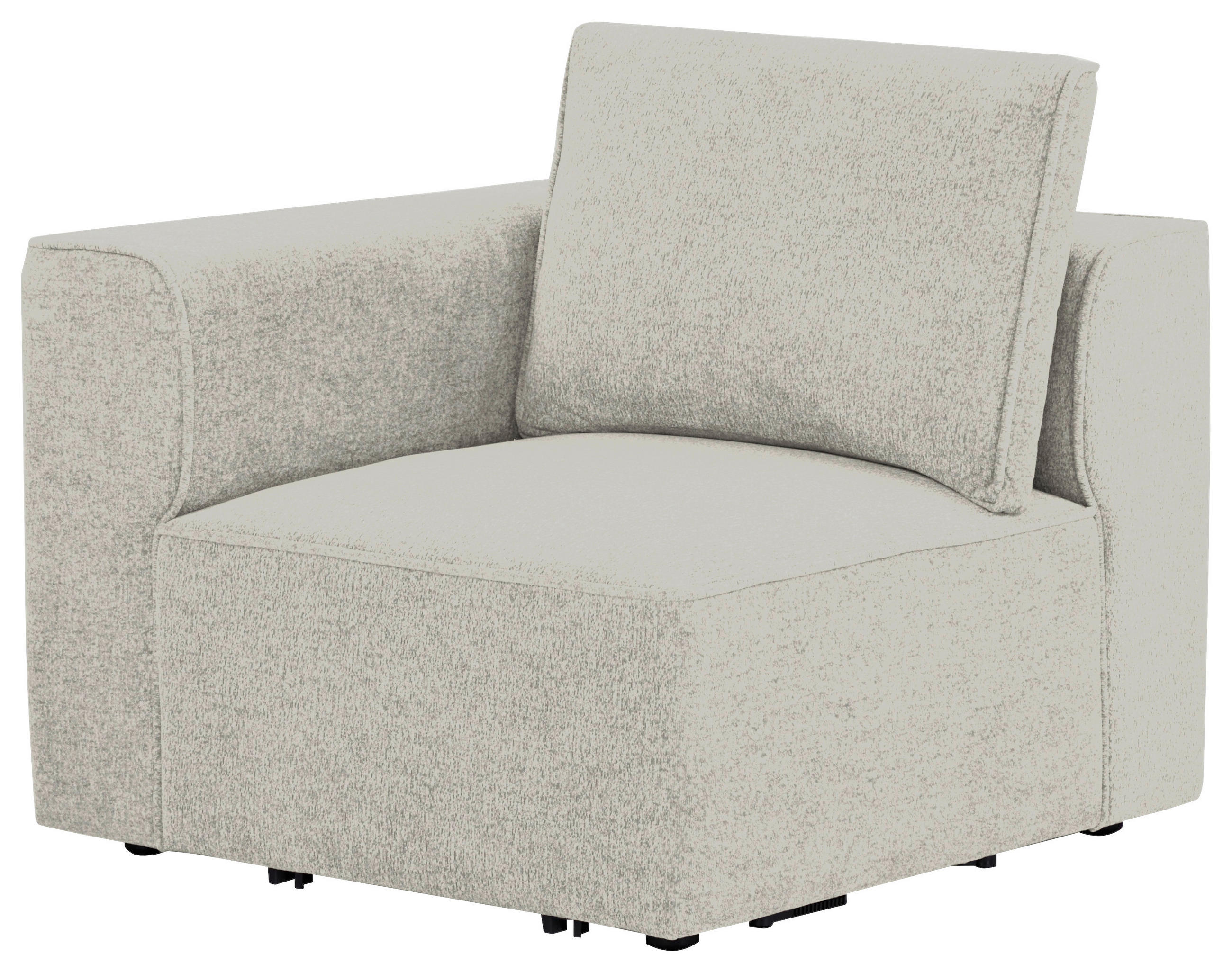 HÖRNMODUL i trä, plast, textil  - beige/svart, Design, trä/textil (90/65/90cm) - Livetastic