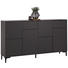 SIDEBOARD - Graphitfarben, Trend, Holzwerkstoff/Kunststoff (163/92/38cm) - Carryhome SIDEBOARD - Graphitfarben, Trend, Holzwerkstoff/Kunststoff (163/92/38cm) - Carryhome