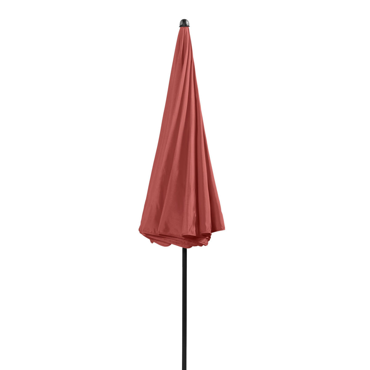SLNEČNÍK 200 cm - antracitová/terakota, Basics, kov/textil (200cm) - Ambia Garden