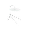 BEISTELLTISCH 45/52/64 cm Weiß rund  - Weiß, Design, Glas/Metall (45/52/64cm) - MID.YOU