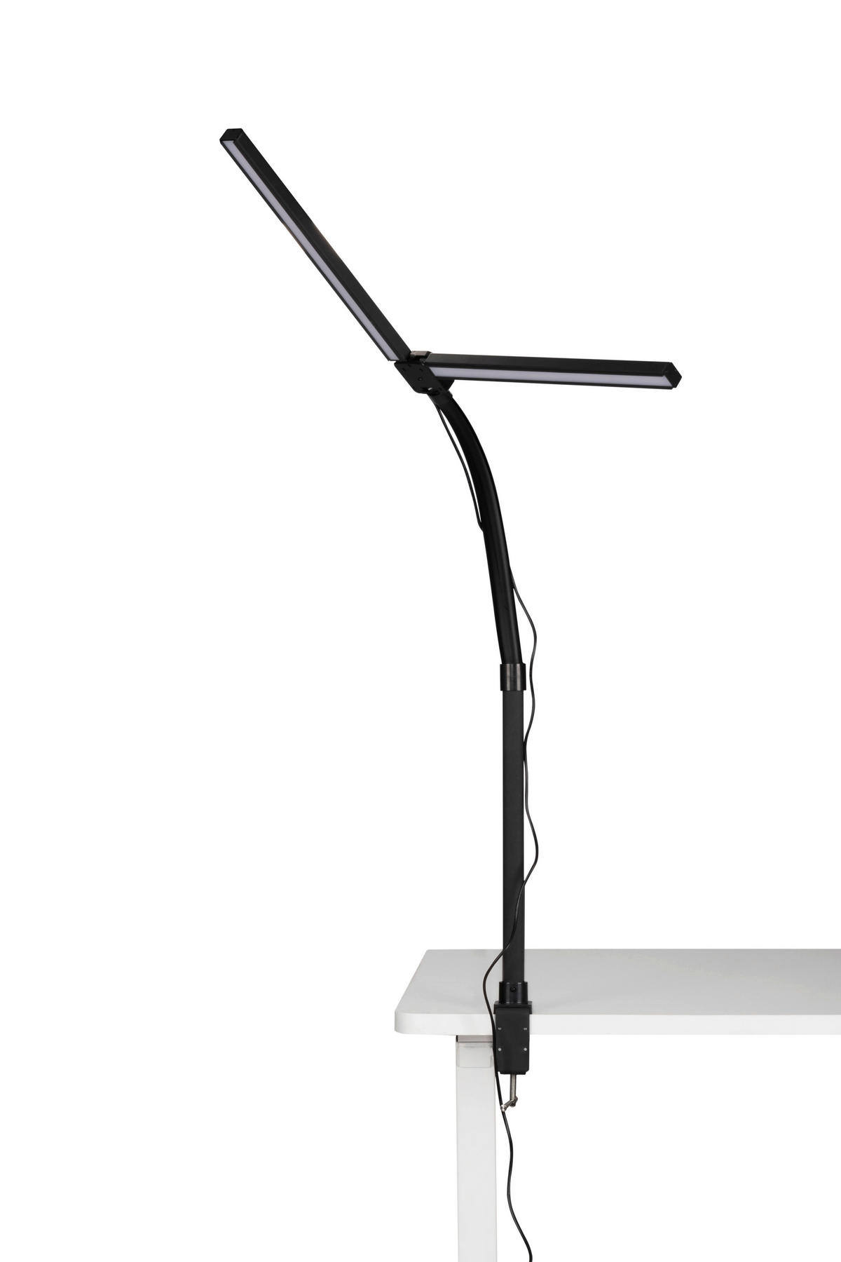 LED CSIPTETŐS LÁMPA - fekete, Basics, műanyag/fém (80/35/71,5cm) - Novel