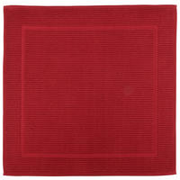 BADEMATTE Kirschbaumfarben, Bordeaux 50/60 cm  - Kirschbaumfarben/Bordeaux, Basics, Textil (50/60cm) - Bio:Vio