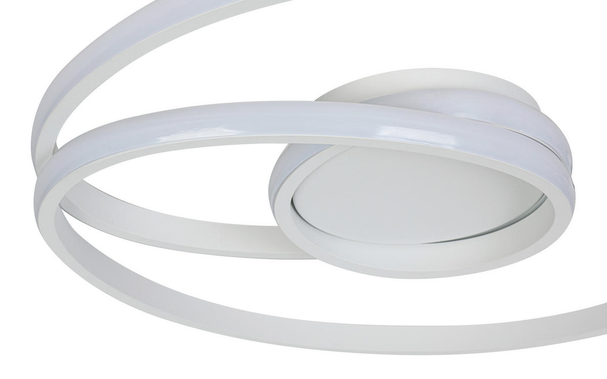DECKENLEUCHTE 45/8 cm  - Weiß, Trend, Kunststoff/Metall (45/8cm) - Collett's Monde