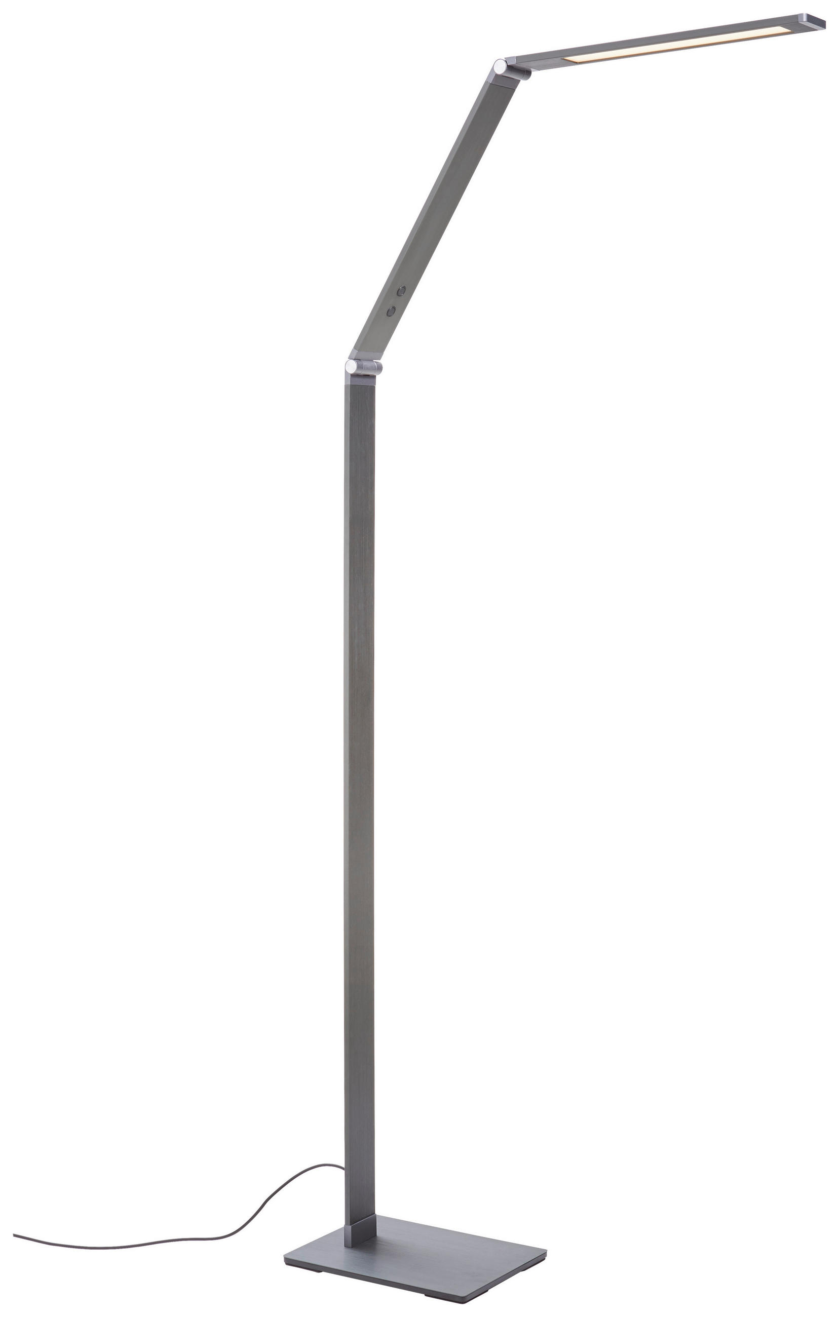 LED-STEHLEUCHTE - Grau, Design, Kunststoff/Metall (36/17/133cm) - Fischer & Honsel