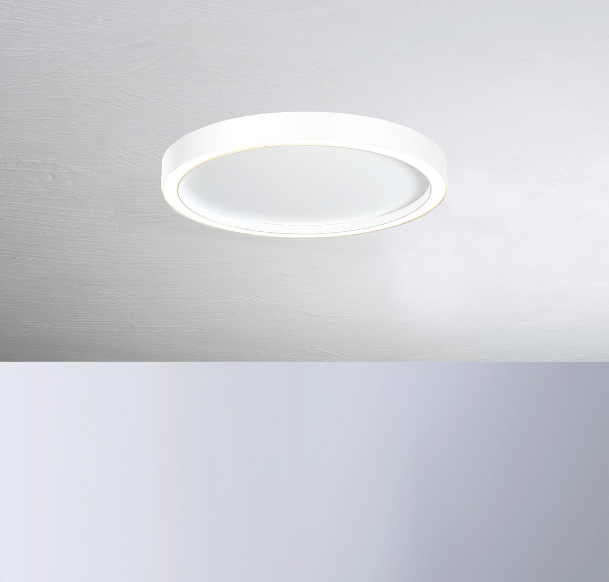 LED-DECKENLEUCHTE 40/4 cm    - Weiß, Design, Metall (40/4cm) - BOPP