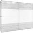 SCHWEBETÜRENSCHRANK in Weiß, Sonoma Eiche - Alufarben/Weiß, KONVENTIONELL, Glas/Holzwerkstoff (226/210/62cm) - Xora SCHWEBETÜRENSCHRANK in Weiß, Sonoma Eiche - Alufarben/Weiß, KONVENTIONELL, Glas/Holzwerkstoff (226/210/62cm) - Xora