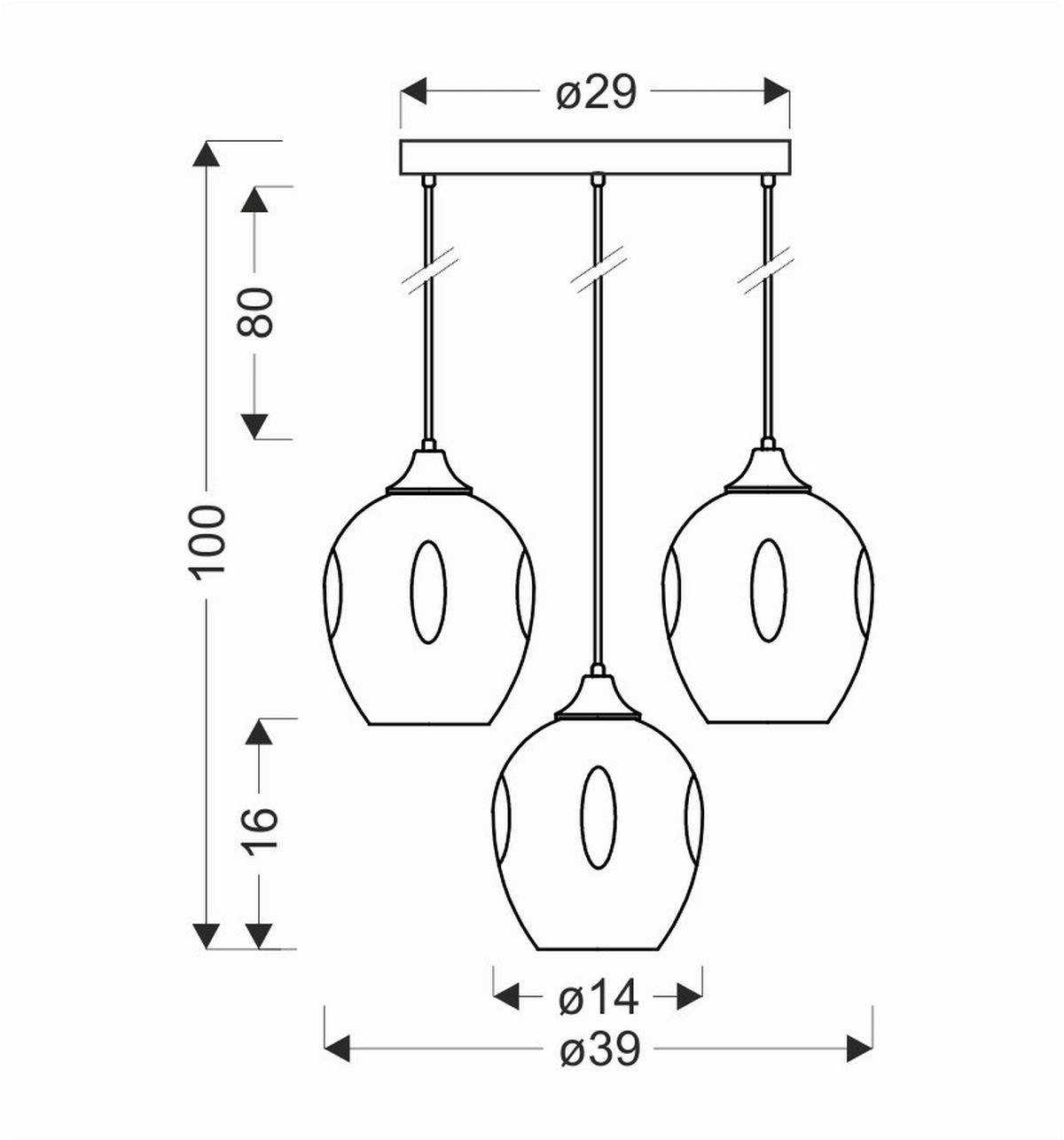 PENDELLAMPA 39/39/100 cm  - Basics, metall (39/39/100cm)