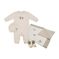 BABYBEKLEIDUNGSSET - Creme, Basics, Textil (56null) - Avelia