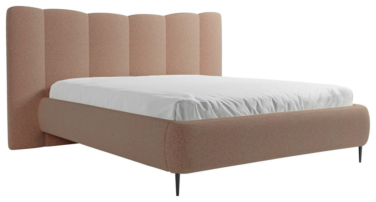 POLSTERBETT 180/200 cm  in Rosa  - Rosa, Modern, Holz/Holzwerkstoff (180/200cm) - MID.YOU