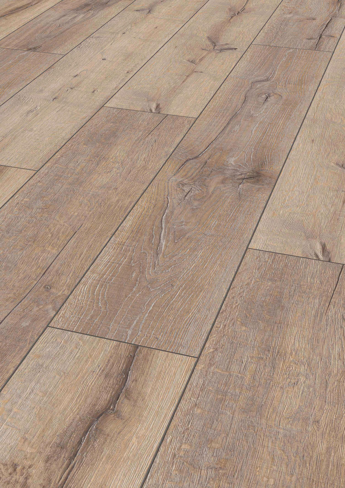 LAMINATBODEN Exquisit Plus  - Eichefarben, KONVENTIONELL, Holz (138.0/24.4/0.8cm)