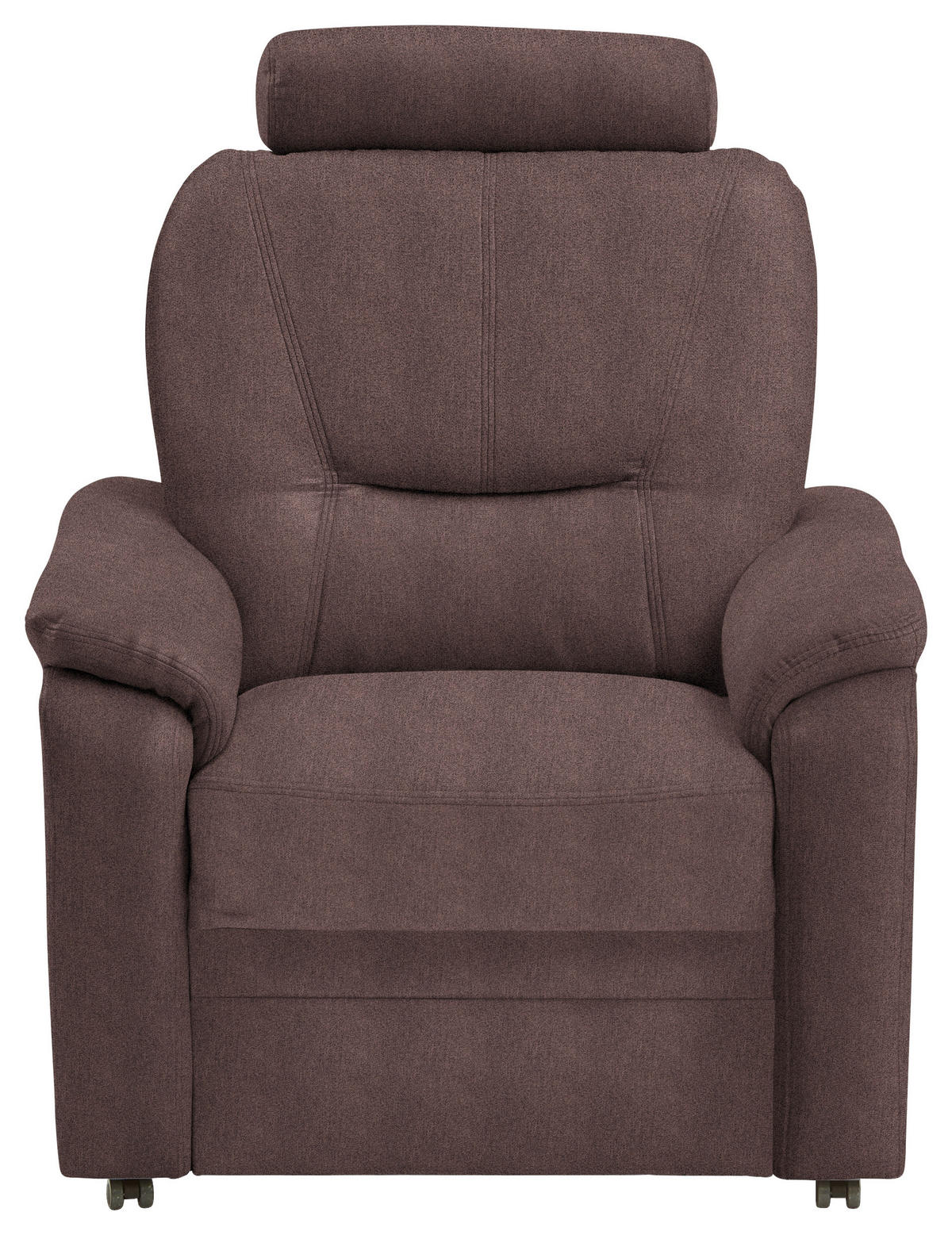 FERNSEHSESSEL Chenille Braun  - Schwarz/Braun, Konventionell, Kunststoff/Textil (90/96/89cm) - Beldomo Comfort