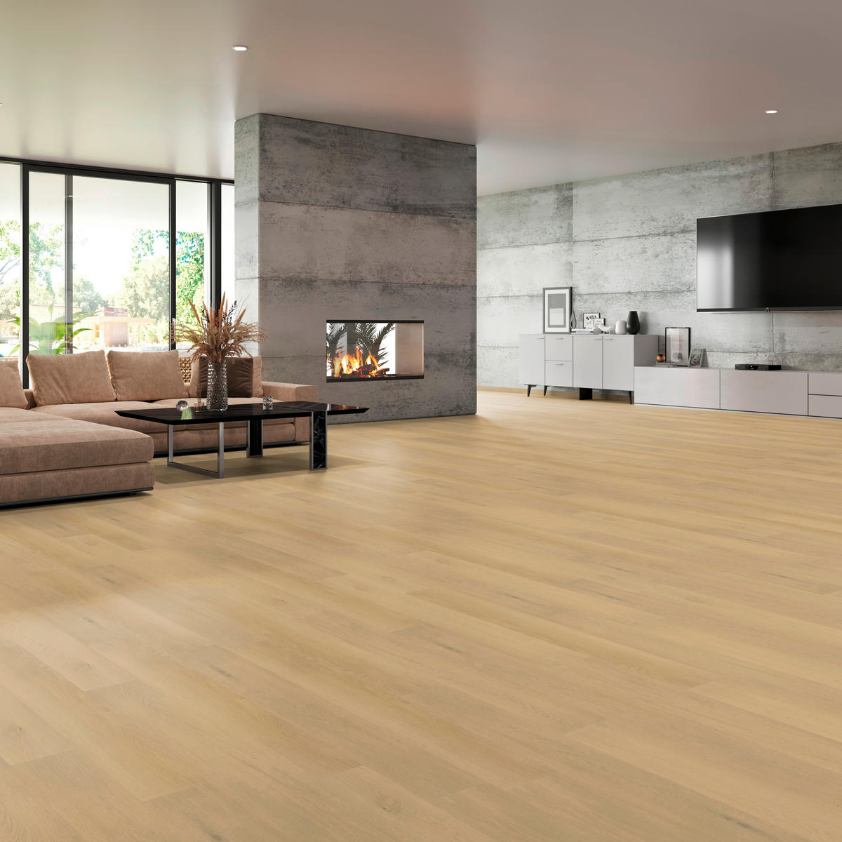 VINYLBODEN NOVO Eiche Puna 100062301  per  m² - Eichefarben, Design, Holzwerkstoff (120,5/21/0,98cm) - Tilo