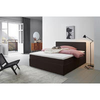 BOXBETT 180/200 cm  in Braun  - Schwarz/Braun, Basics, Holz/Kunststoff (180/200cm) - Livetastic