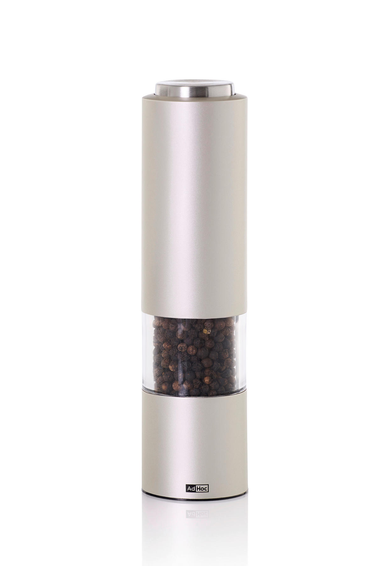 SALZ- ODER PFEFFERMÜHLE EMILL  - Hellgrau, Design, Keramik/Kunststoff (5/21,5cm) - AdHoc