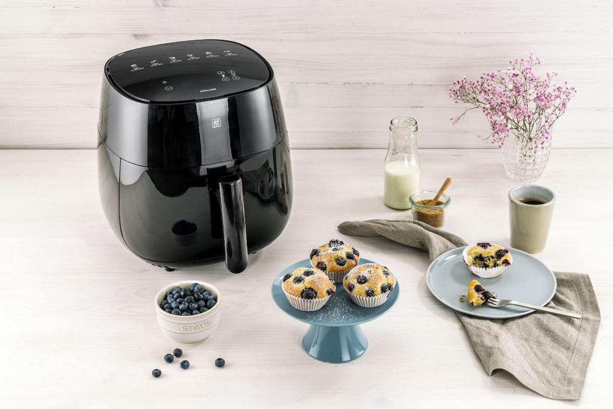 HEIßLUFTFRITTEUSE ZWILLING ENFINIGY 4 L  - Schwarz, Basics, Kunststoff - Zwilling