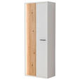 GARDEROBENSCHRANK  in 65/181/37 cm  - Eichefarben/Anthrazit, Design, Holzwerkstoff/Metall (65/181/37cm) - Xora