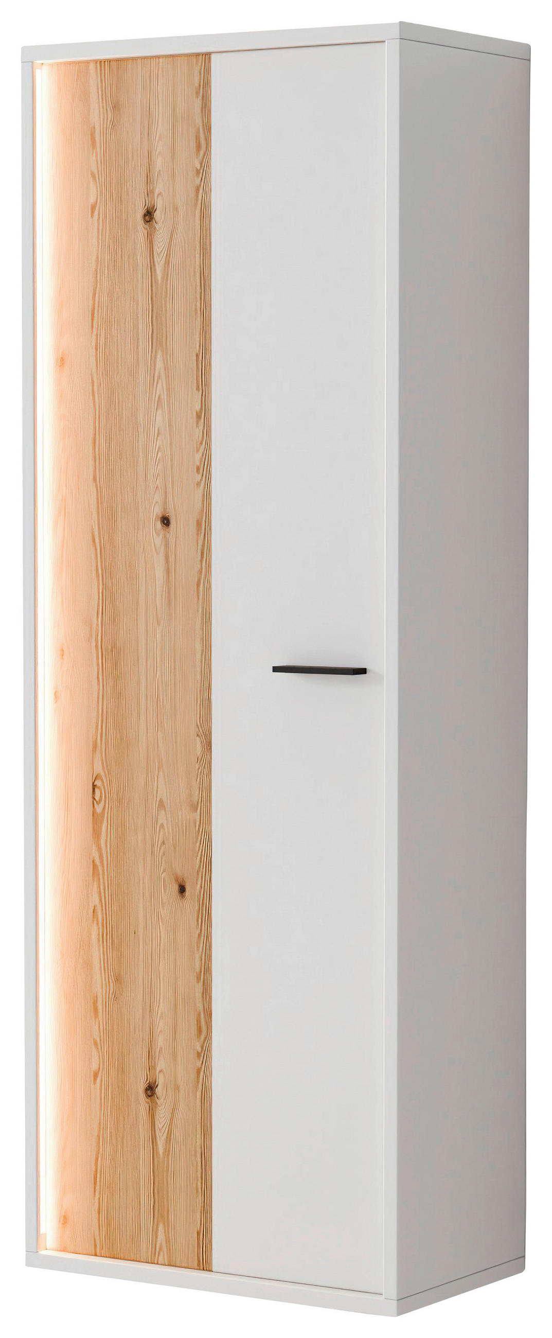 GARDEROBENSCHRANK  in 65/181/37 cm  - Eichefarben/Anthrazit, Design, Holzwerkstoff/Metall (65/181/37cm) - Xora