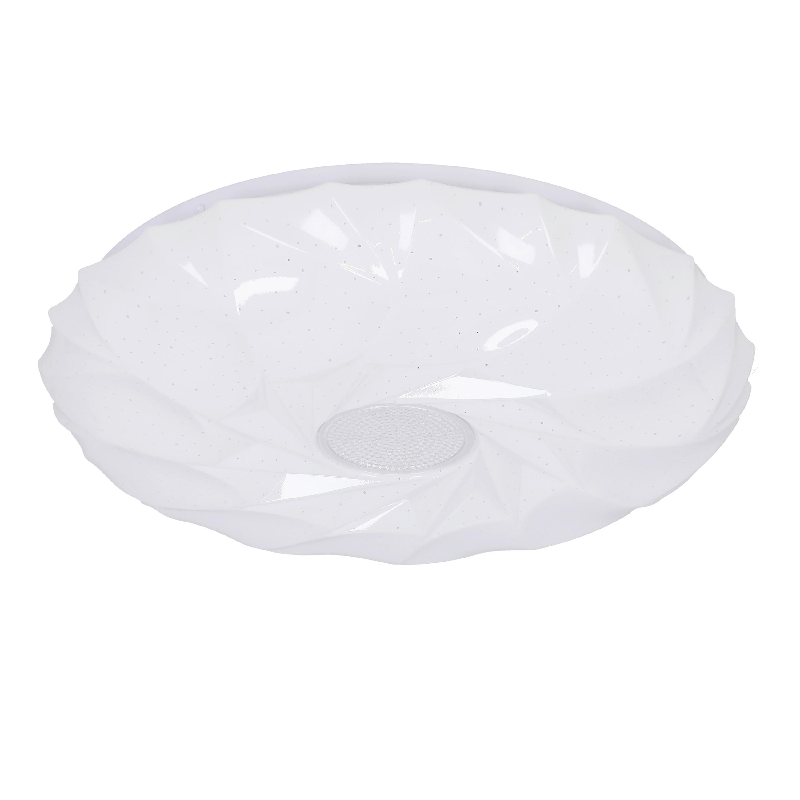 LED-TAKLAMPA Cake 39/39/7.5 cm  - vit, Klassisk, metall/plast (39/39/7.5cm)