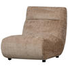 SESSEL in Chenille Beige  - Beige/Schwarz, Design, Kunststoff/Textil (75/82/96cm) - Livetastic