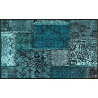 COVORAȘ DE INTRARE 75/120 cm  - turcoaz, Konventionell, plastic/textil (75/120cm) - wash+dry