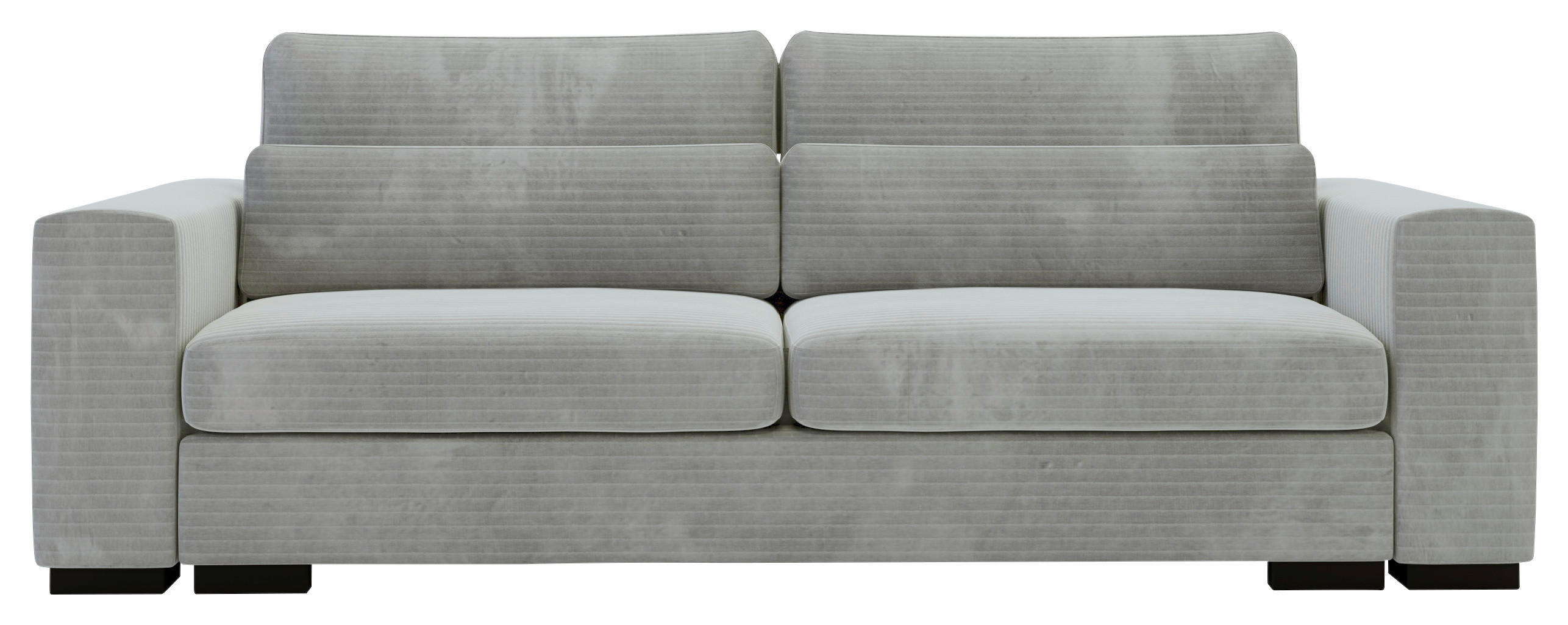 SCHLAFSOFA in Flachgewebe Grau  - Schwarz/Grau, Konventionell, Kunststoff/Textil (236/78/114cm) - Carryhome