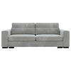 SCHLAFSOFA in Flachgewebe Grau  - Schwarz/Grau, Konventionell, Kunststoff/Textil (236/78/114cm) - Carryhome