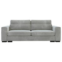 SCHLAFSOFA in Flachgewebe Grau  - Schwarz/Grau, Konventionell, Kunststoff/Textil (236/78/114cm) - Carryhome