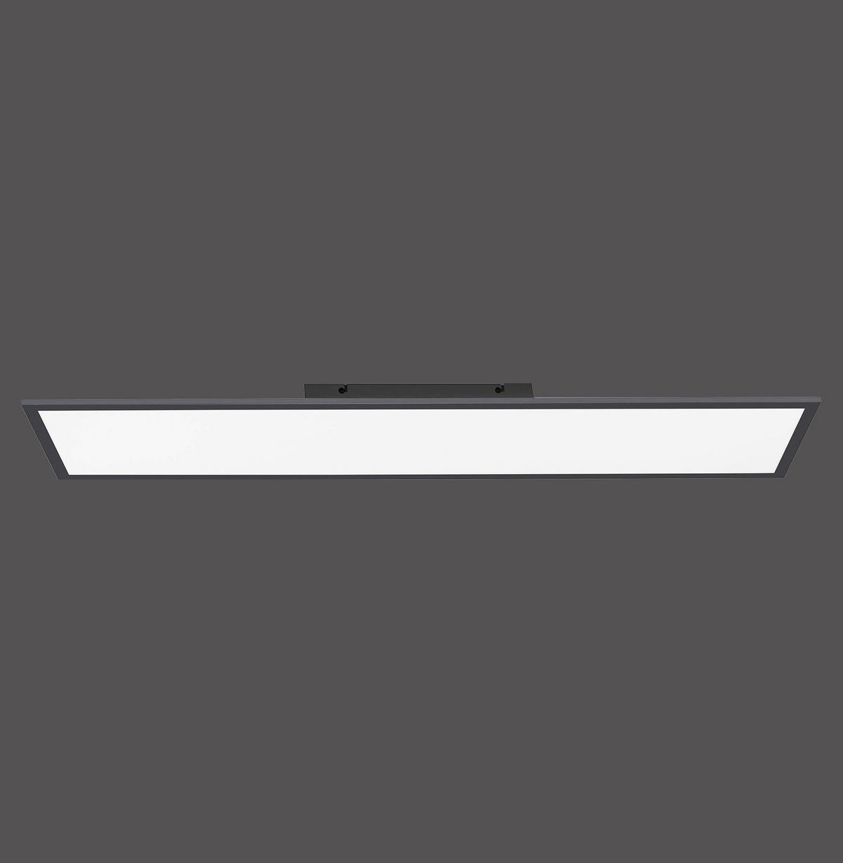 LED-DECKENLEUCHTE 100/25/5,3 cm   - Schwarz, Basics, Kunststoff/Metall (100/25/5,3cm)